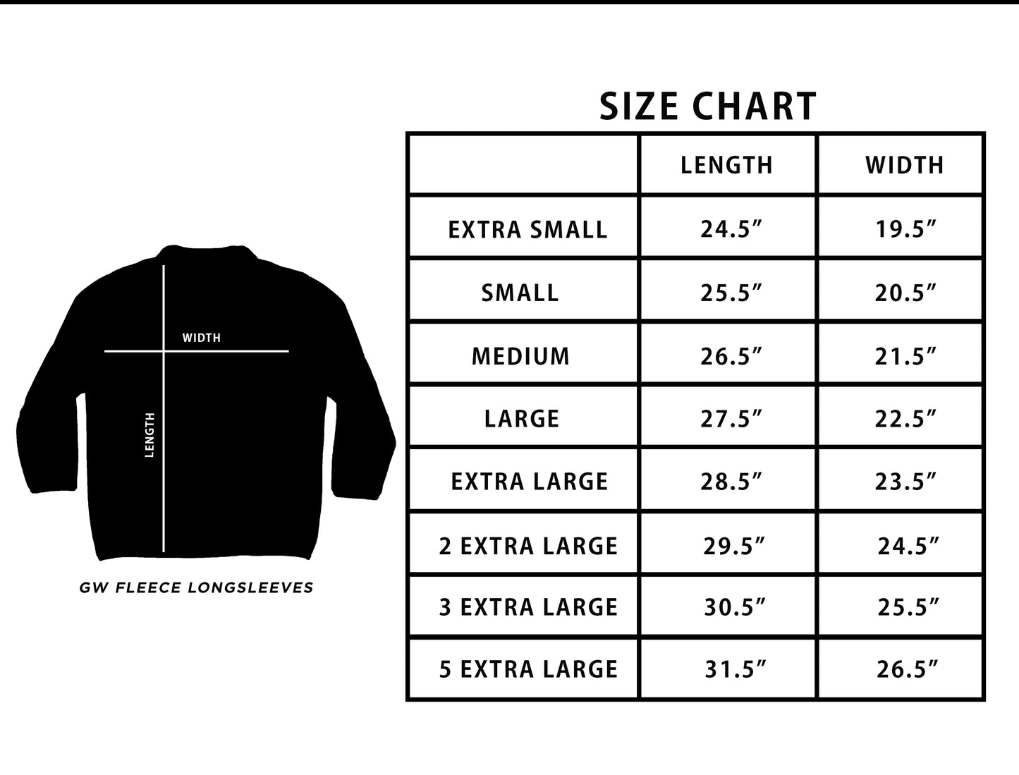 GW Light Fleece Longsleeves (Gray)