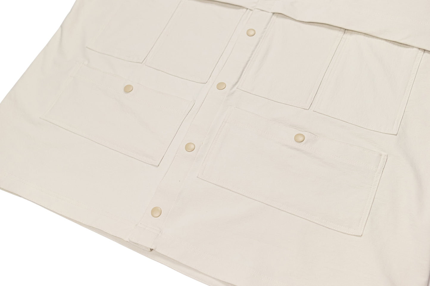 GW Multi-pockets Cropped S/SLVS (Off White)