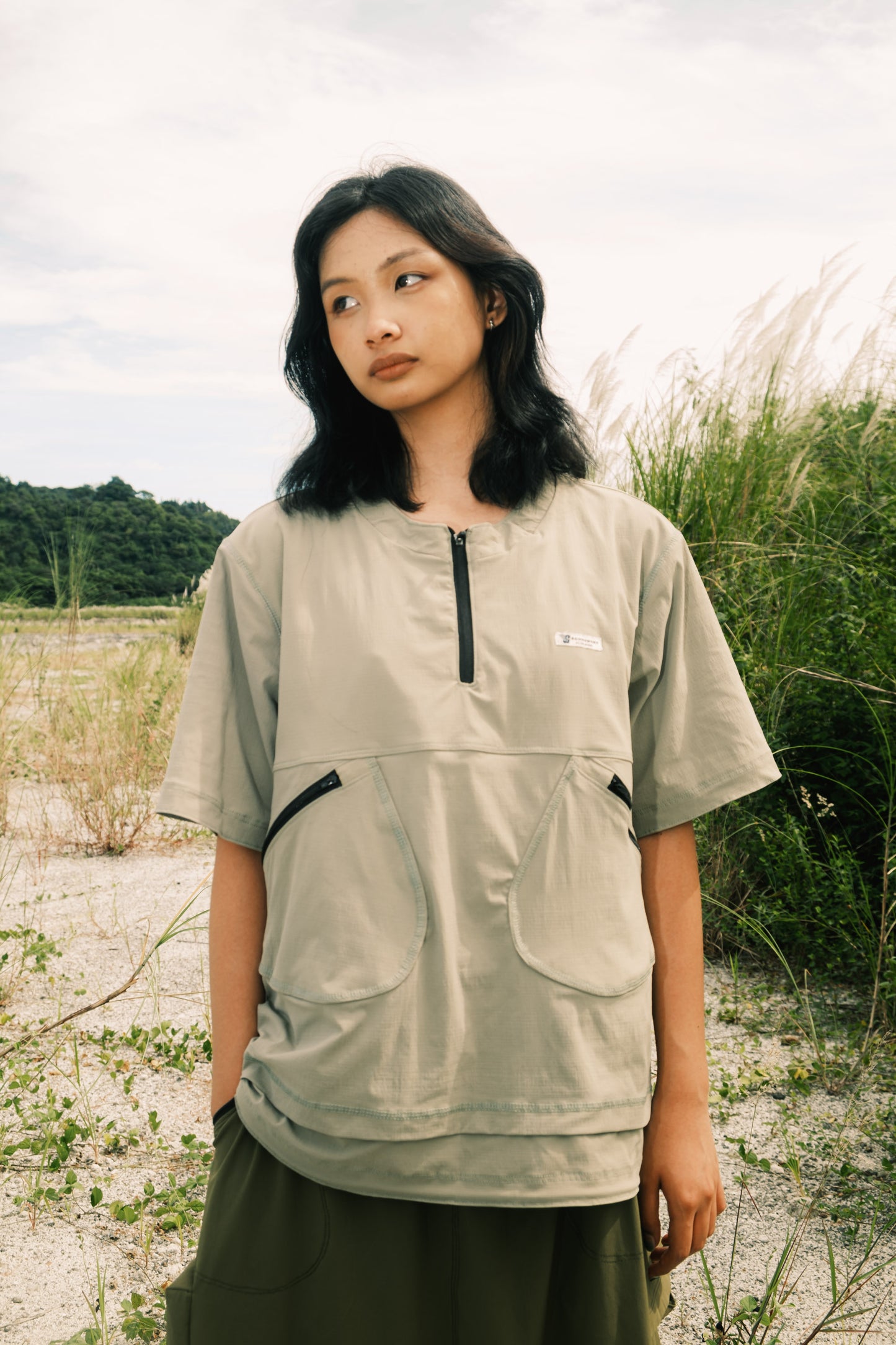 GW All-rounder Ripstop S/SLV (Graying brown)