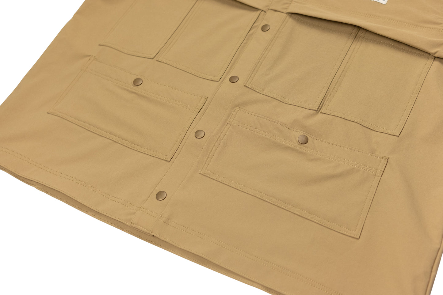 GW Multi-pockets Cropped S/SLVS (Khaki)
