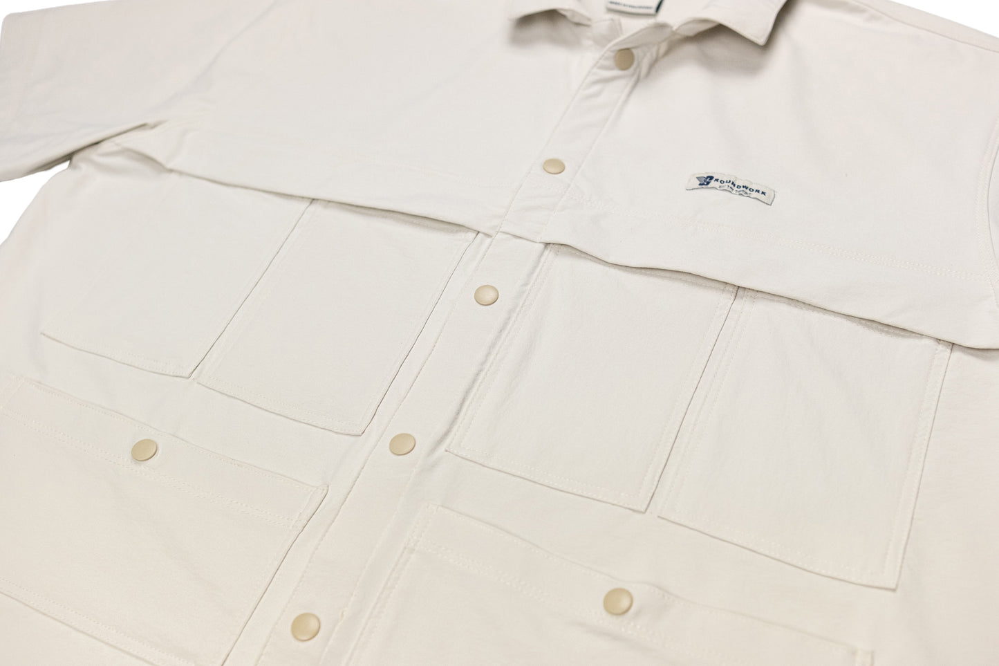 GW Multi-pockets Cropped S/SLVS (Off White)
