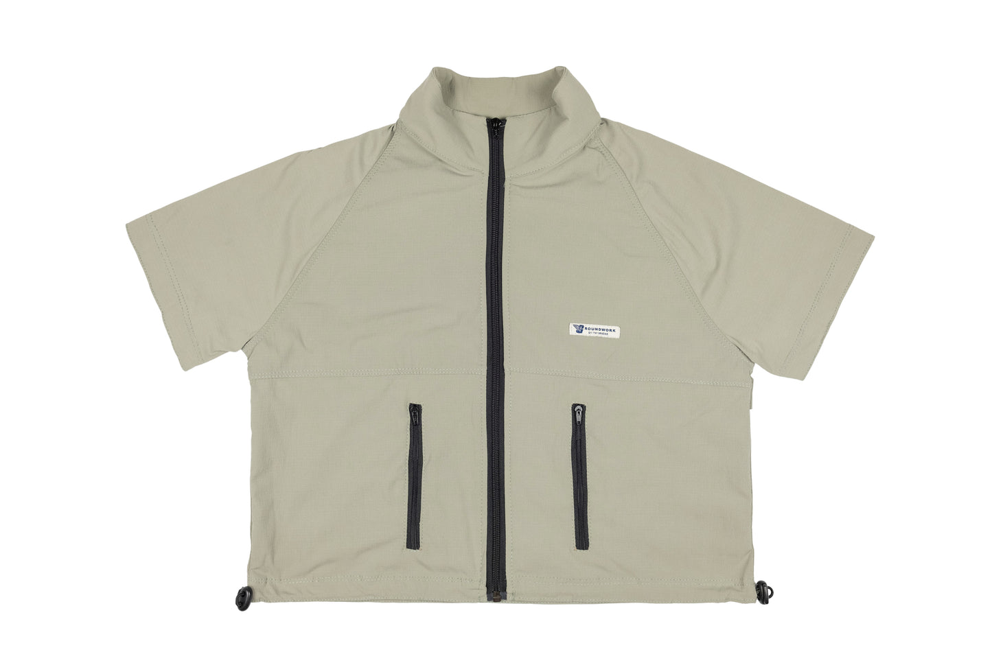 GW Full Zipped Cropped S/SLV (Sand)