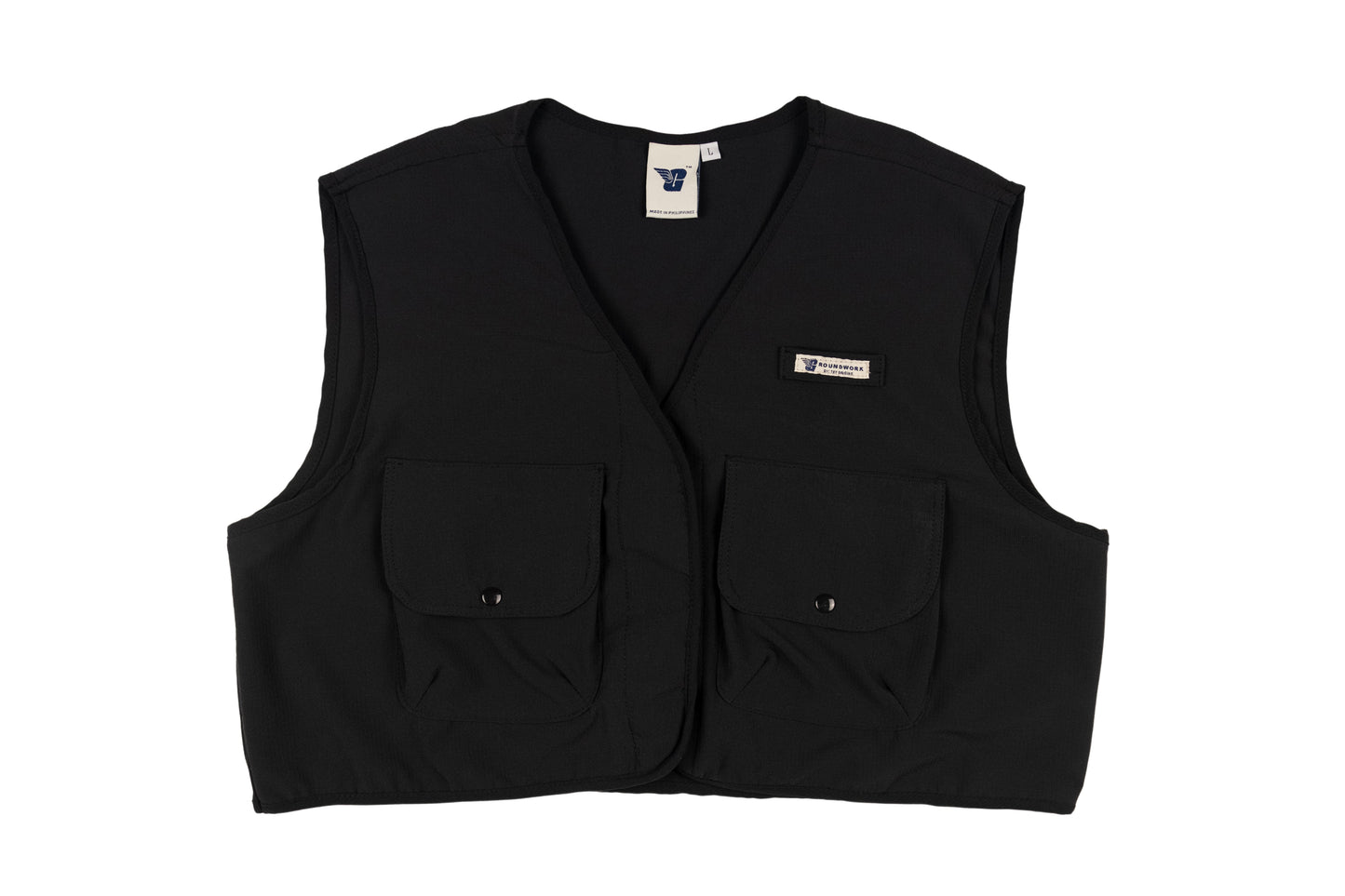 GW Cropped Vest (Black)