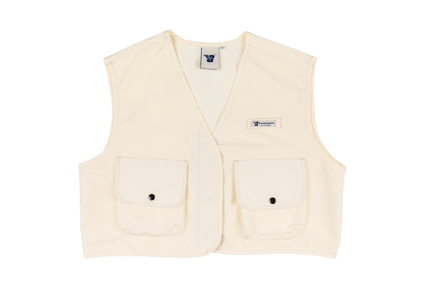 GW Cropped Vest (Cream)