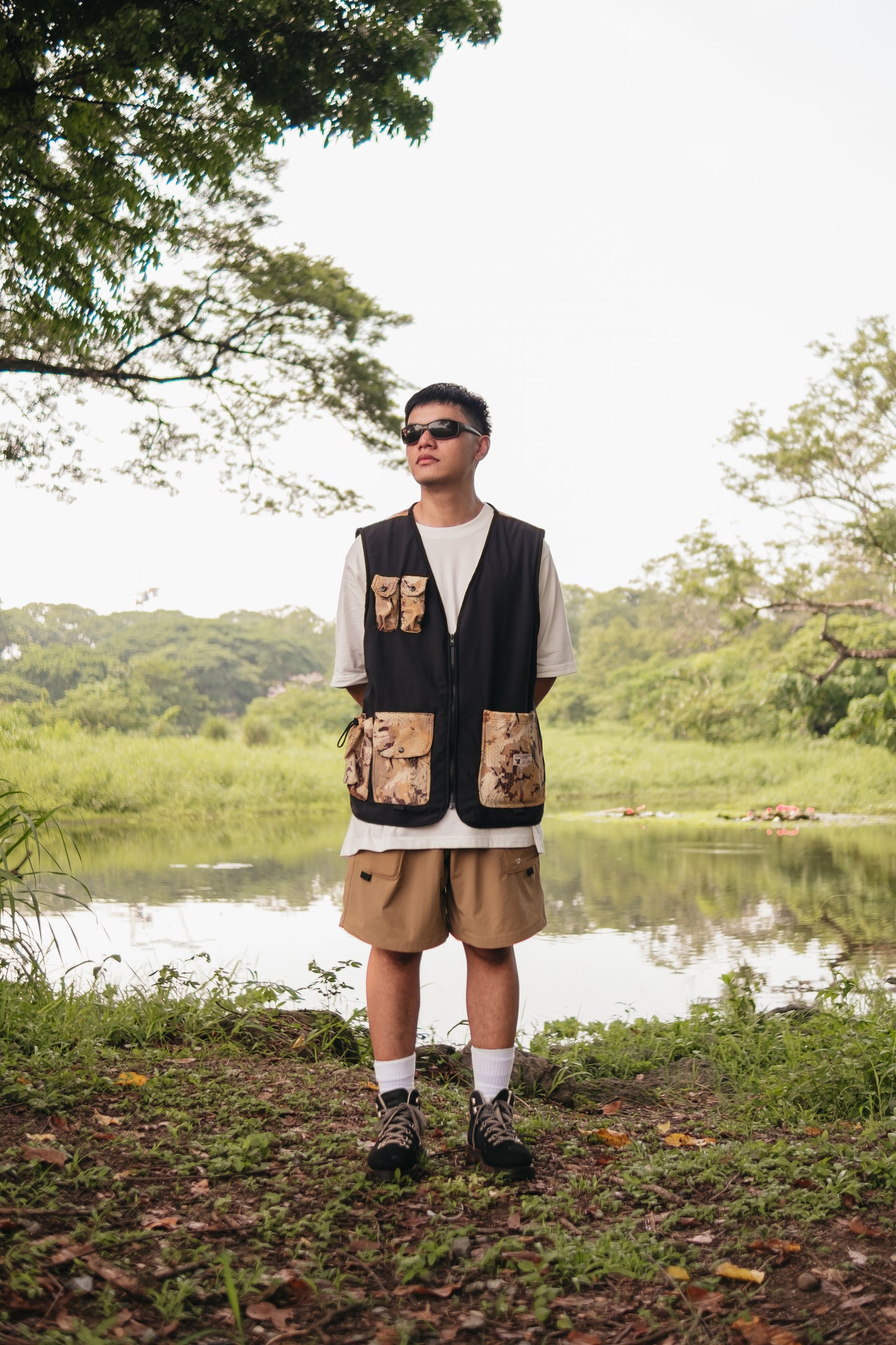 GW SCOUT Utility vest (Black/Reptile)