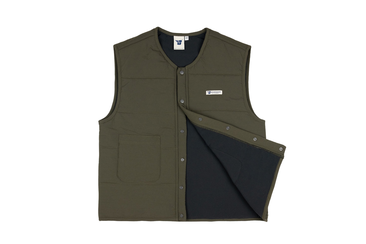 GW Puffer Nylon Vest (Army fatigue)