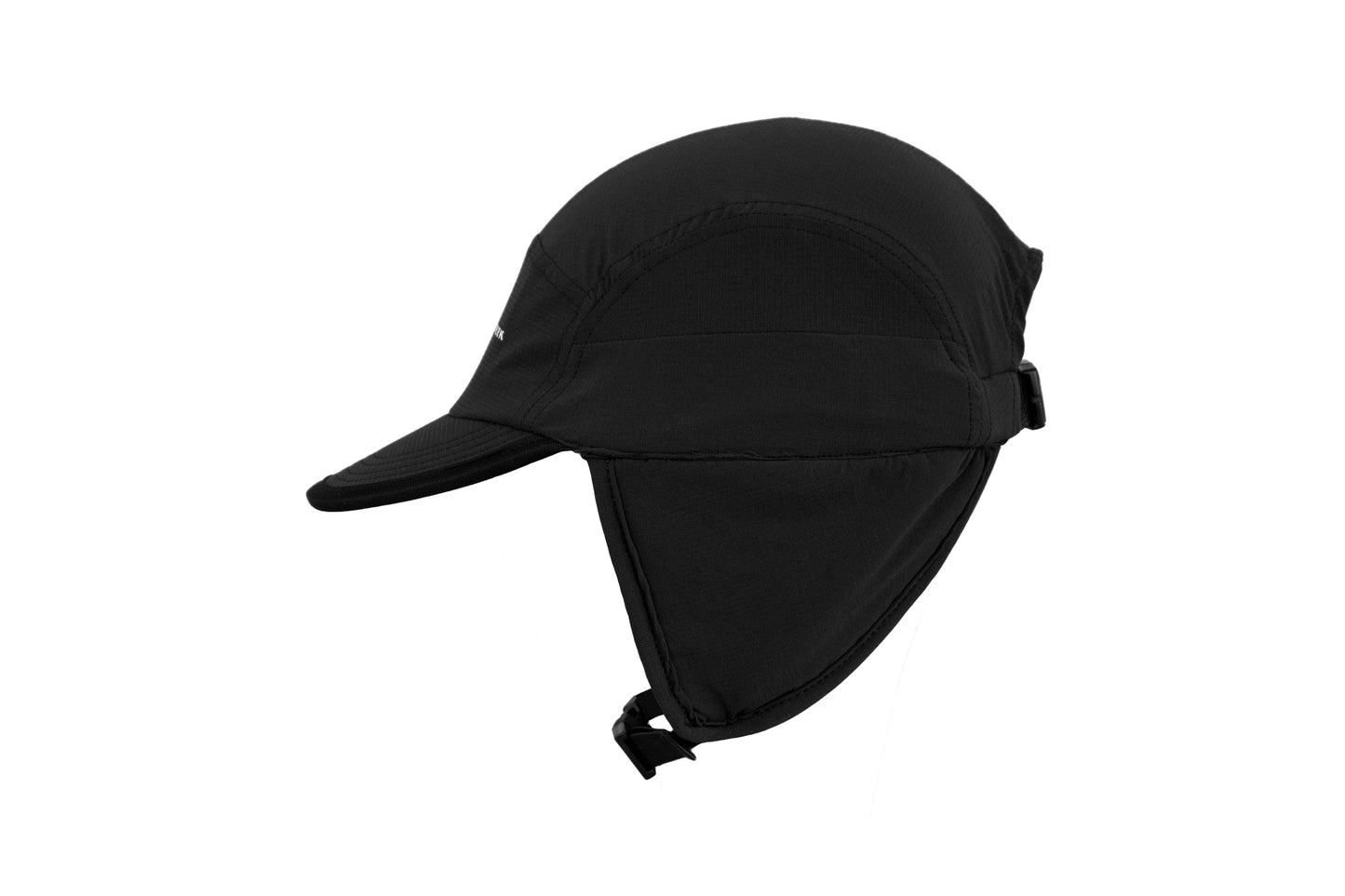GW “Tranquil” 5-panel Cap W/ Ear Flaps (Black)