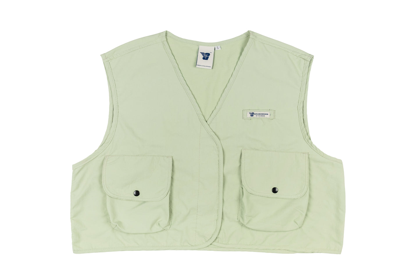 GW Cropped Vest (Pistachio)