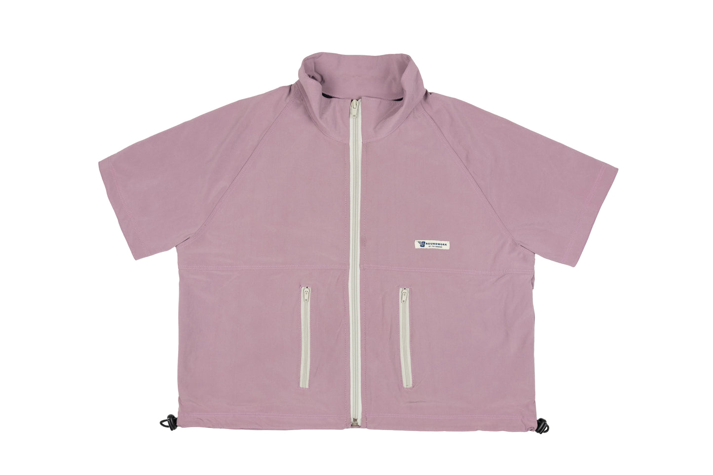 GW Full Zipped Cropped S/SLV (Wisteria Purple)