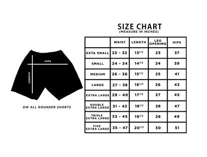 GW All-Rounder Nylon Shorts (Black)