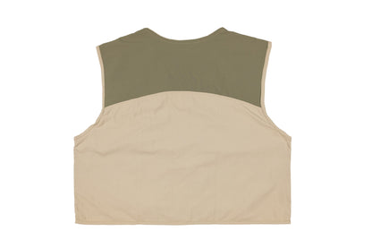 GW Cropped Vest V2 (Light Khaki)