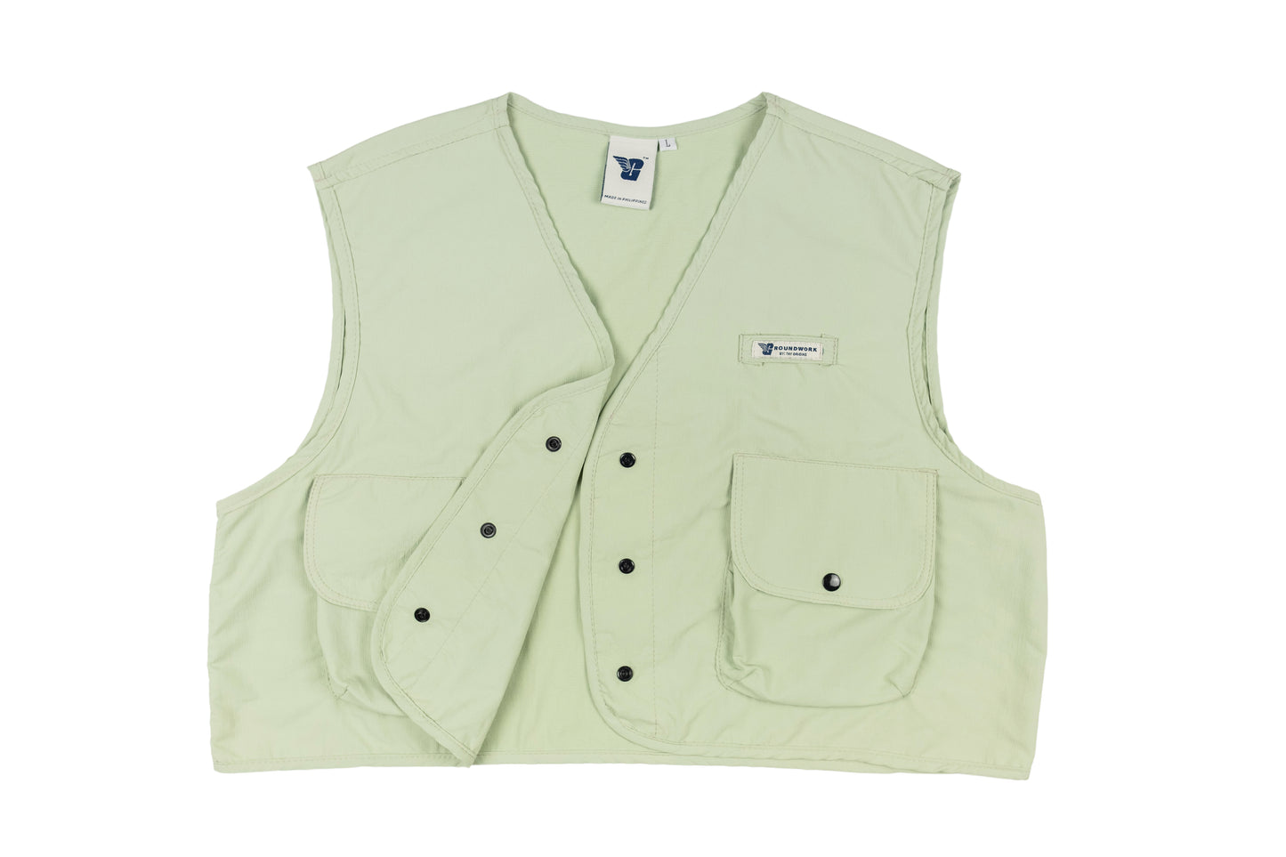 GW Cropped Vest (Pistachio)
