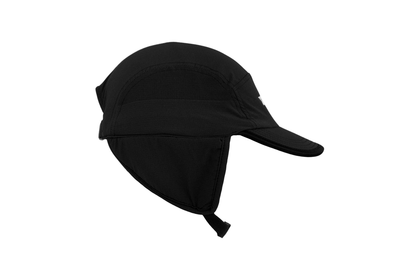 GW “Tranquil” 5-panel Cap W/ Ear Flaps (Black)