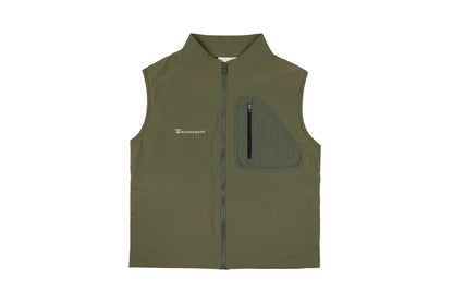 GW Zip Up Women Vest (Army Green)