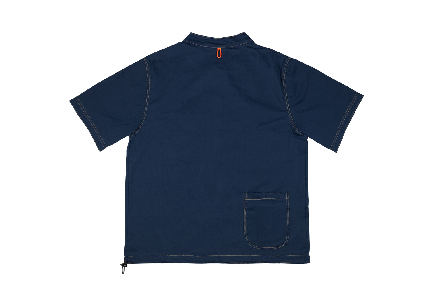 GW Mandarin Collared S/SLV (Denim Blue)