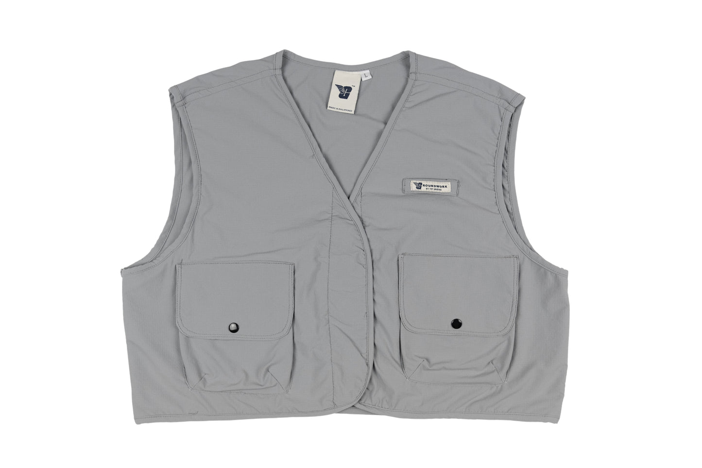 GW Cropped Vest (Light Gray)