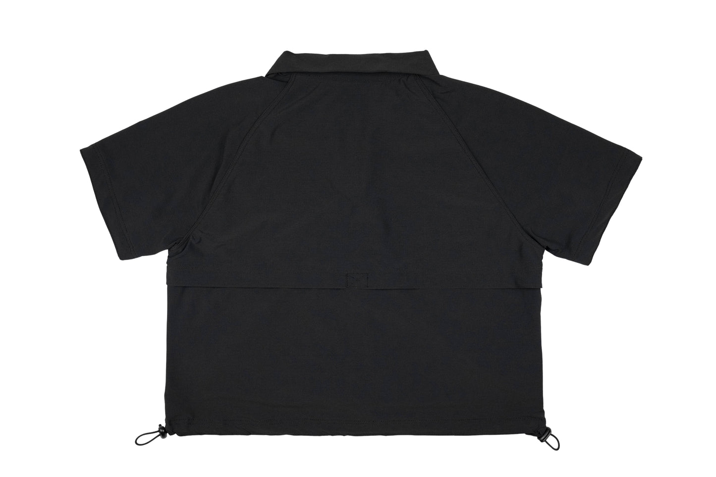 GW Full Zipped Cropped S/SLV (Black)