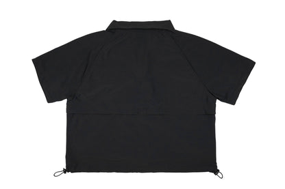 GW Full Zipped Cropped S/SLV (Black)