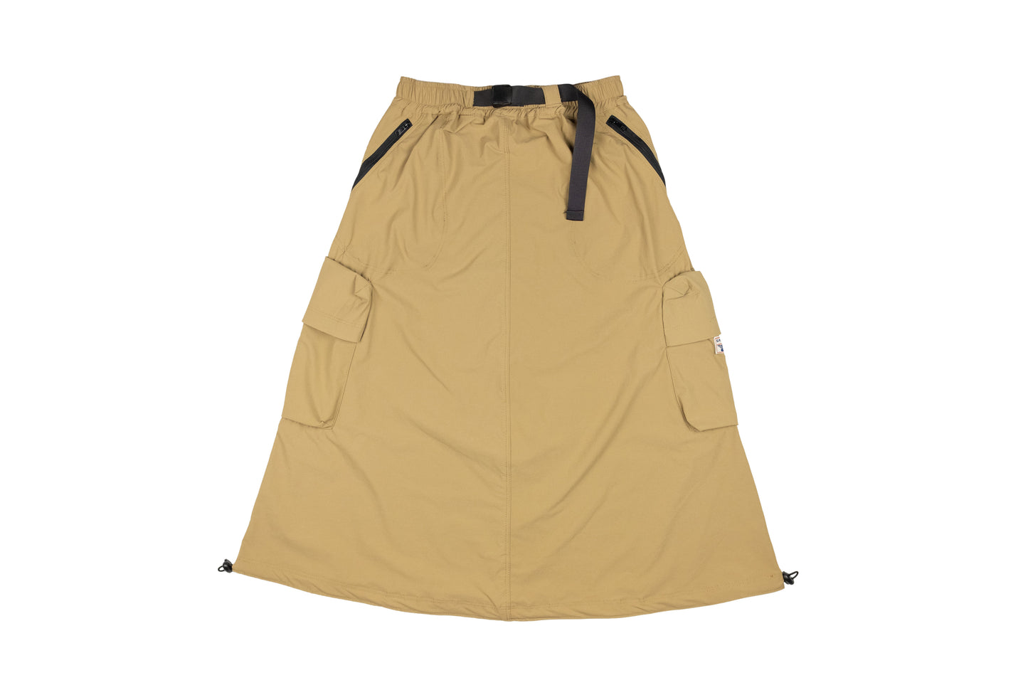 GW Nylon Maxi Cargo Skirt (British Khaki)