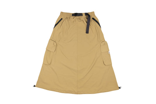 GW Nylon Maxi Cargo Skirt (British Khaki)