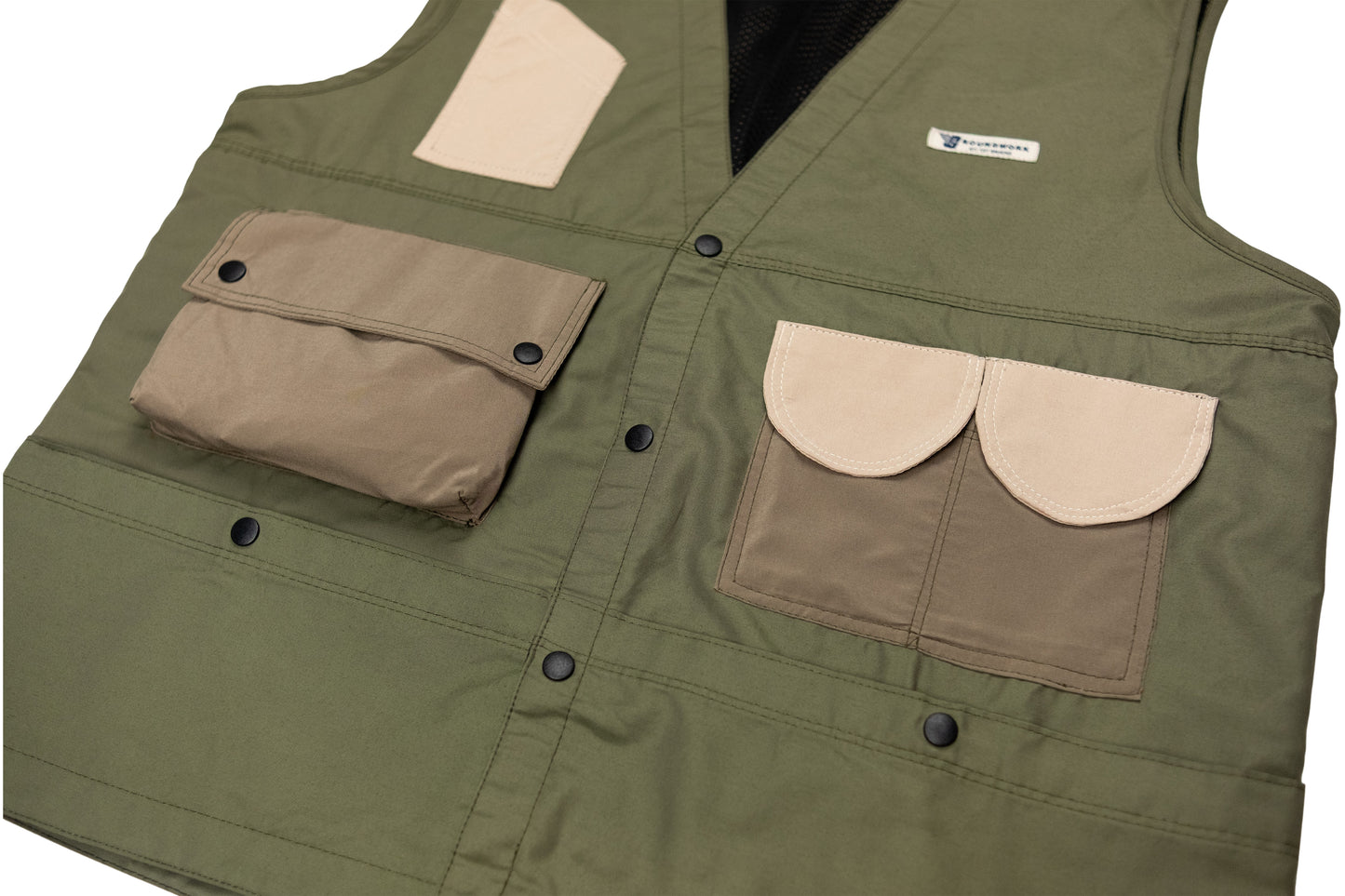 GW Cargo Vest (2toned Army Green)