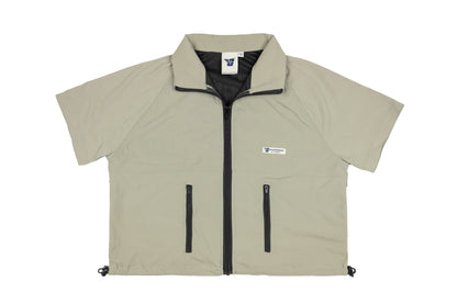 GW Full Zipped Cropped S/SLV (Sand)